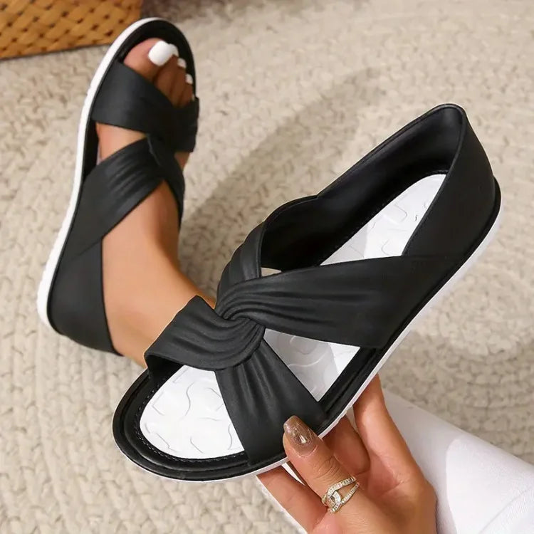 Ortopediset Slip-On Sandaalit Rusetilla Naisille