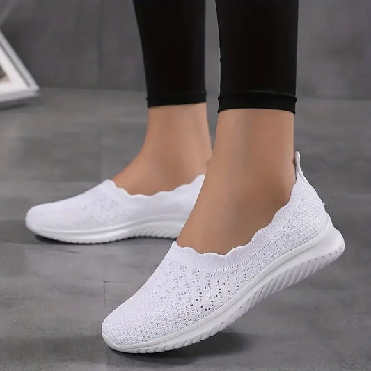 Mukavat Naisten Neulotut Slip-On Kengät