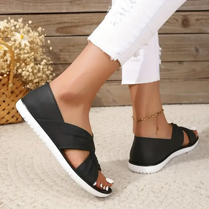 Ortopediset Slip-On Sandaalit Rusetilla Naisille
