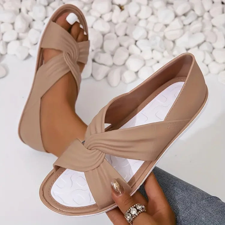 Ortopediset Slip-On Sandaalit Rusetilla Naisille